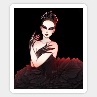 Fanart ballet Black Swan Sticker